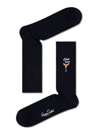 Happy Socks Ribbed Embroidery Carpe Diem Sock - pzsku/Z7159D701EF6494EF87B9Z/45/_/1651738739/56f57991-3b18-4add-9b3f-b17b76fac563