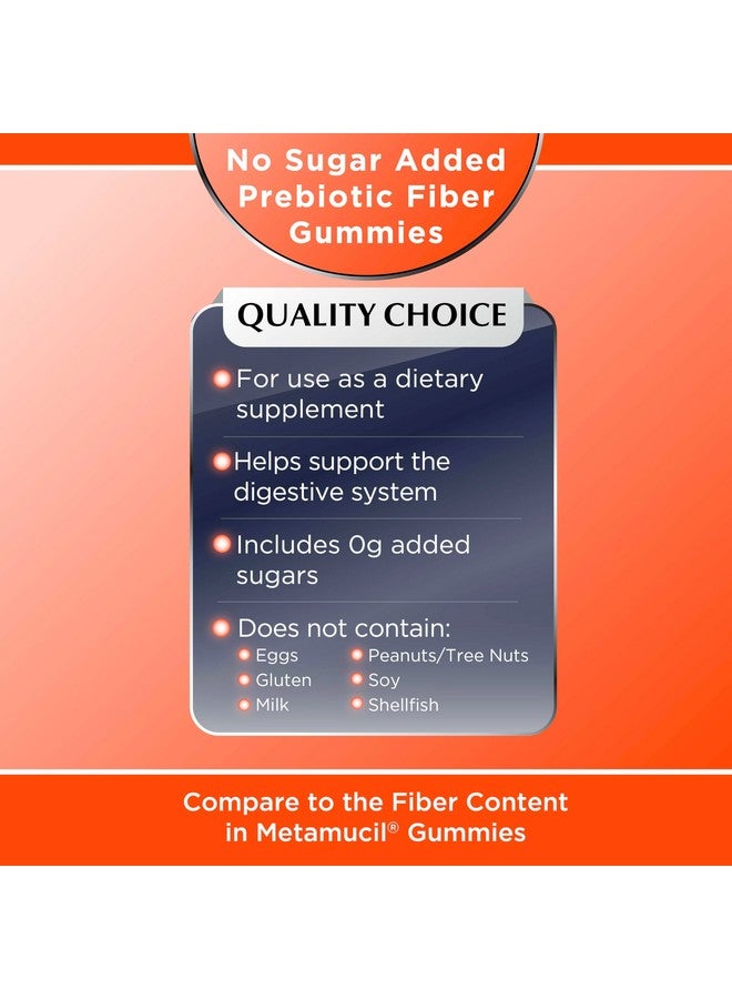 Quality Choice Quality Choice Prebiotic Fiber Gummy Supplement for Digestive Health - Berry Flavored Fiber Gummies, 90 Count Bottle with 30 Days Supply, for Daily Recommended Fiber - Image 2
