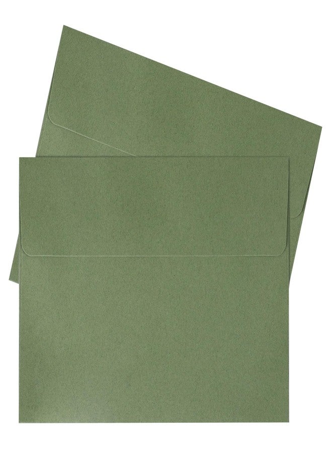 Granhoolm 25 Pack Sage Green 4x6 envelopes,Sage Green A6 Envelopes,4.75 x 6.5 Inch,120 Gsm Thick Paper,Self Seal,Gift card envelopes,Envelopes 4x6 for Invitations(4.75 x 6.5 in) - Image 1