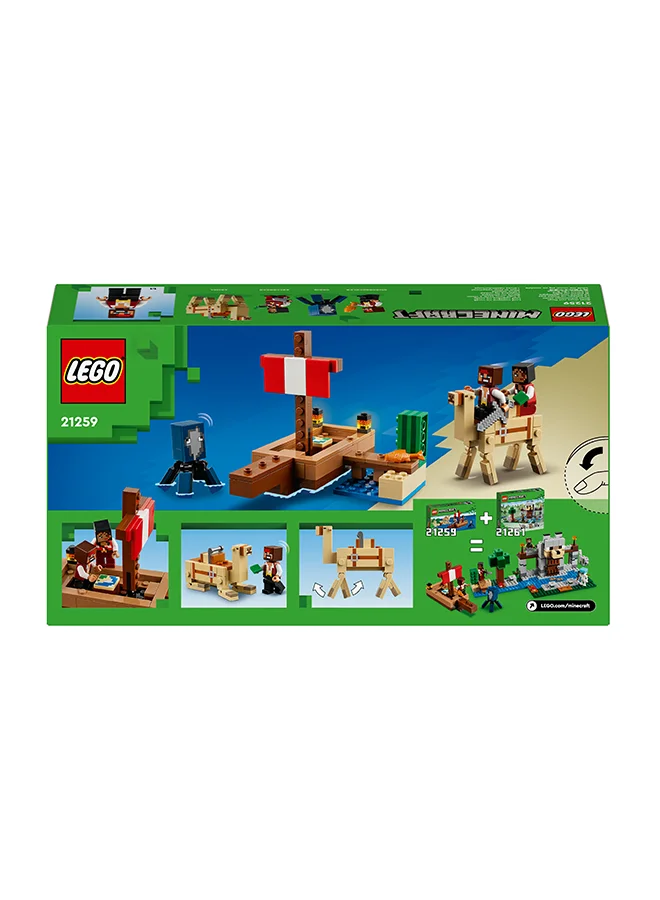 LEGO Minecraft The Pirate Ship Voyage 21259 (166) Pieces