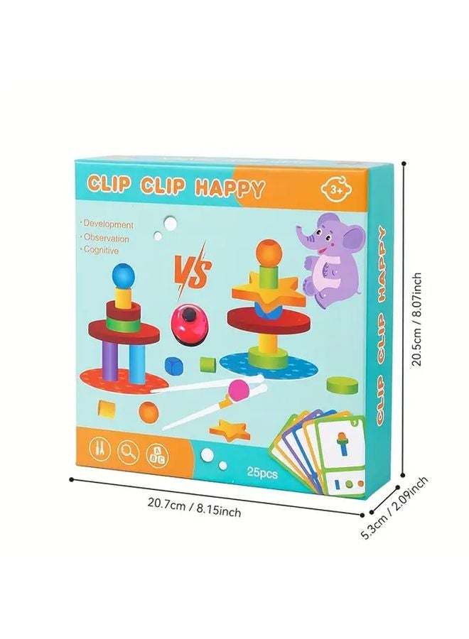 Beaver Building Blocks Clip Parent Child Interactive Educational Stacking Toy Gift For 3 4 5 Year Old - Image 1