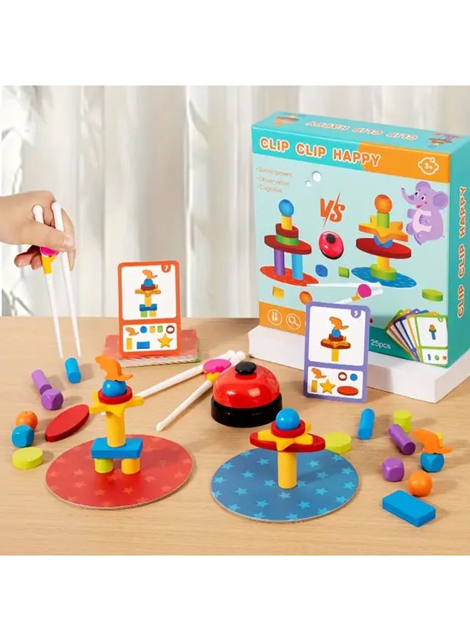 Beaver Building Blocks Clip Parent Child Interactive Educational Stacking Toy Gift For 3 4 5 Year Old - Image 4