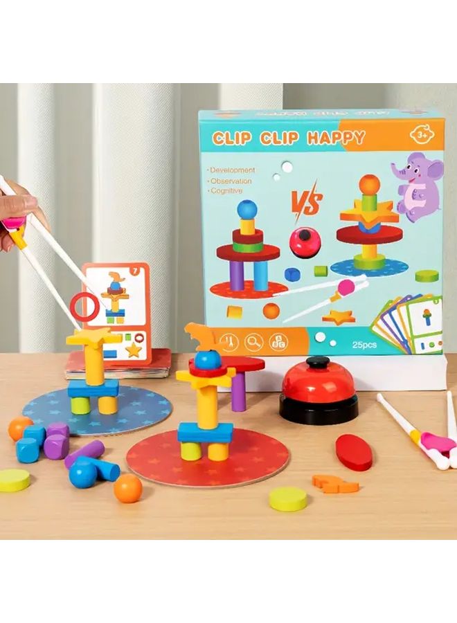 Beaver Building Blocks Clip Parent Child Interactive Educational Stacking Toy Gift For 3 4 5 Year Old - Image 2