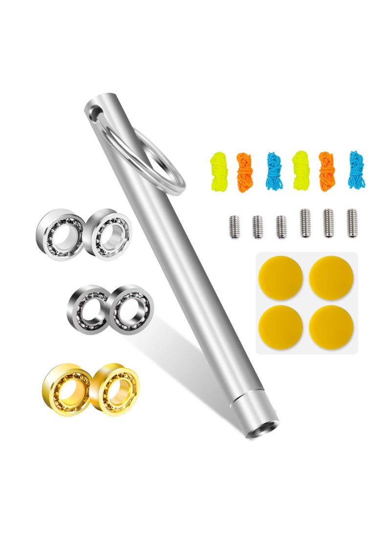 KASTWAVE Complete Yoyo Bearing Pack 10 Ball Golden Unresponsive Yoyo Bearing  Size C 8 Ball Yoyo Bearing  Narrow C Responsive Yoyo Bearing  Bearing Removal Tool  6 Yoyo Strings  6 Yoyo Axles - Image 1