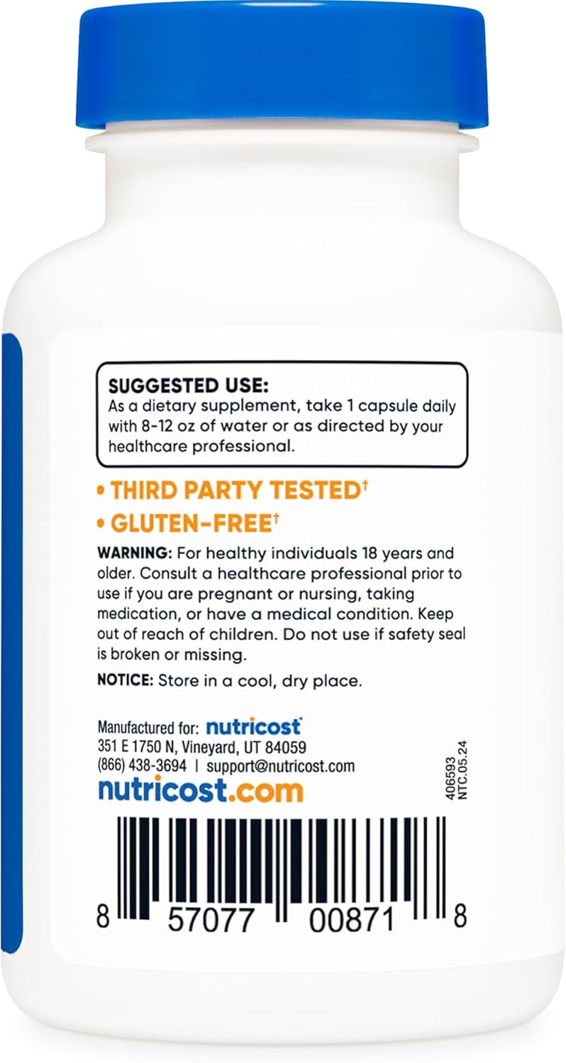 Nutricost Butterbur Extract Capsules 75mg 120 Capsules  Gluten Free NonGMO Vegetarian Friendly - Image 4