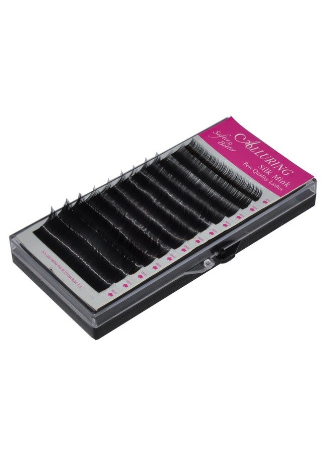 Alluring Silk Mink Eyelash Extensions Lashesc Curl 3D Lashes .07Mm Thickness (Mixed C.07X 815Mm (8In1))