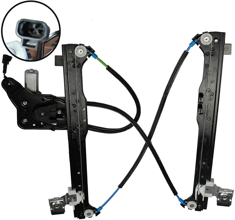 LAFORMO 741-579 Rear Passenger Side Power Window Regulator with Motor Assembly Compatible with Silverado/Suburban/Avalanche 1500 2500 3500 00-06 Cadillac Escalade 02-06 GMC Yukon XL/Sierra - Image 2
