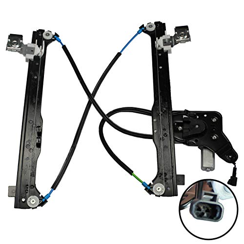 LAFORMO 741-579 Rear Passenger Side Power Window Regulator with Motor Assembly Compatible with Silverado/Suburban/Avalanche 1500 2500 3500 00-06 Cadillac Escalade 02-06 GMC Yukon XL/Sierra - Image 1