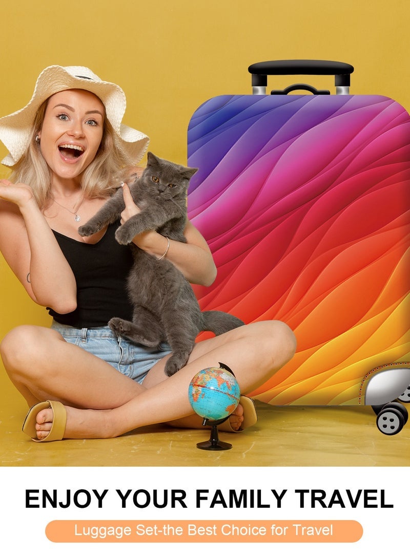 URbazaar Elastic Travel Luggage Cover Travel Suitcase Protective Cover for Trunk Case Apply to luggage Suitcase Cover - Image 2