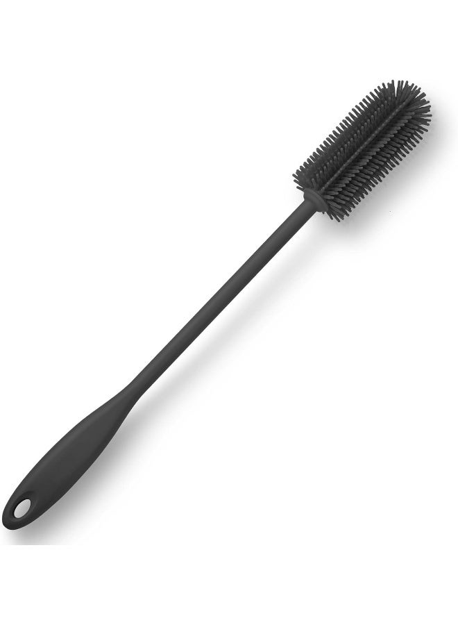 Purtribe silicone Bottle Brush, Water Bottle Cleaner Brush with Long Handle, Perfect for Cleaning Narrow Neck Containers, Vacuum Sports Bottle, Tumblers, Flask, Glassware - Image 2