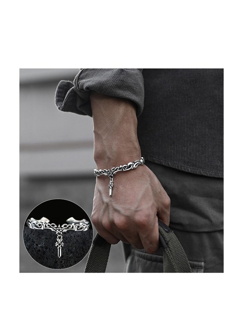 Retro S925 Silver Bracelet  - Image 2