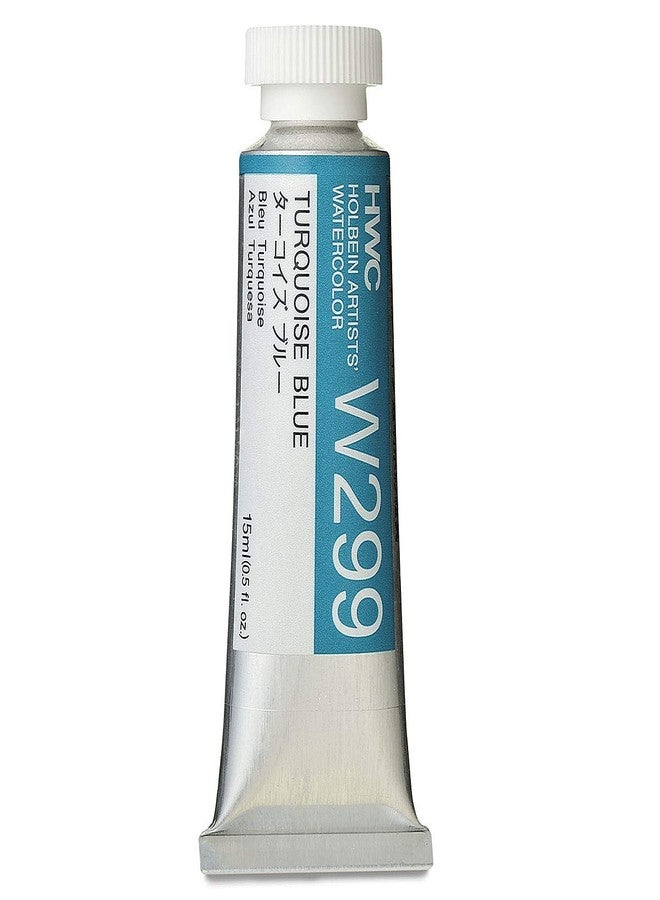 Holbein Artist's Watercolor 15ml Tube (Turquoise Blue) W299