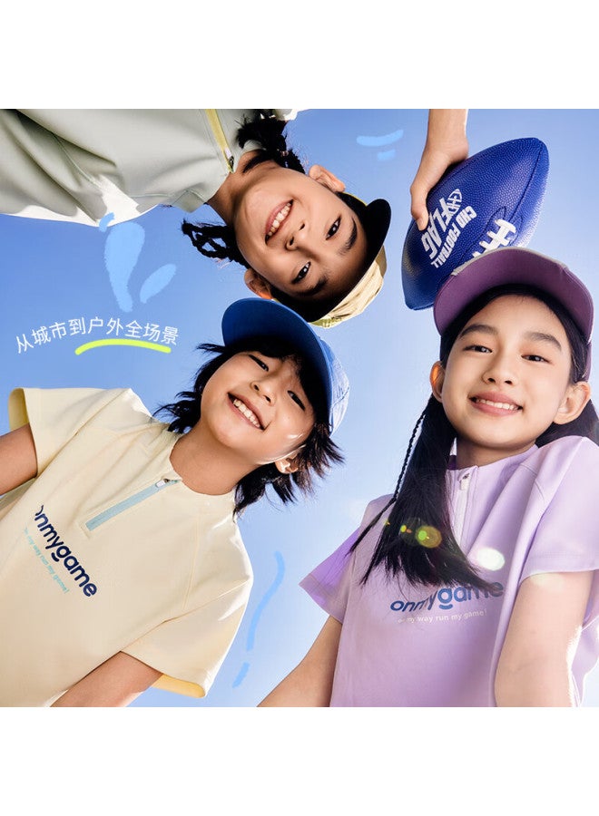 Onmygame Quick Dry Short Sleeve Kids Sun Protection T-shirt Light Mist Purple 140 - Image 4