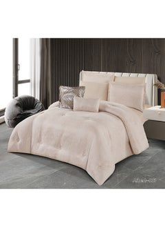 Horse Comforter Set With Soft Silk-Like Jacquard Fabric And A Modern And Distinctive Pattern That Satisfies All Tastes 4 Pieces Single Size