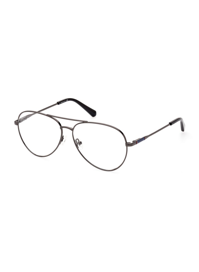 GANT Ga3274 Pilot Metal Frames For Unisex Size 57, Shiny Dark Ruthenium - Image 1