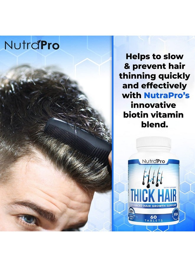 NutraPro Thick Hair Growth Vitamins- Hair Growth Pills With DHT Blocker Stimulates Faster Hair Growth for Weak, Thinning Hair-Biotin Hair Supplements with Keratin & Collagen Helps Men&Women Grow Perfect Hair. - Image 3