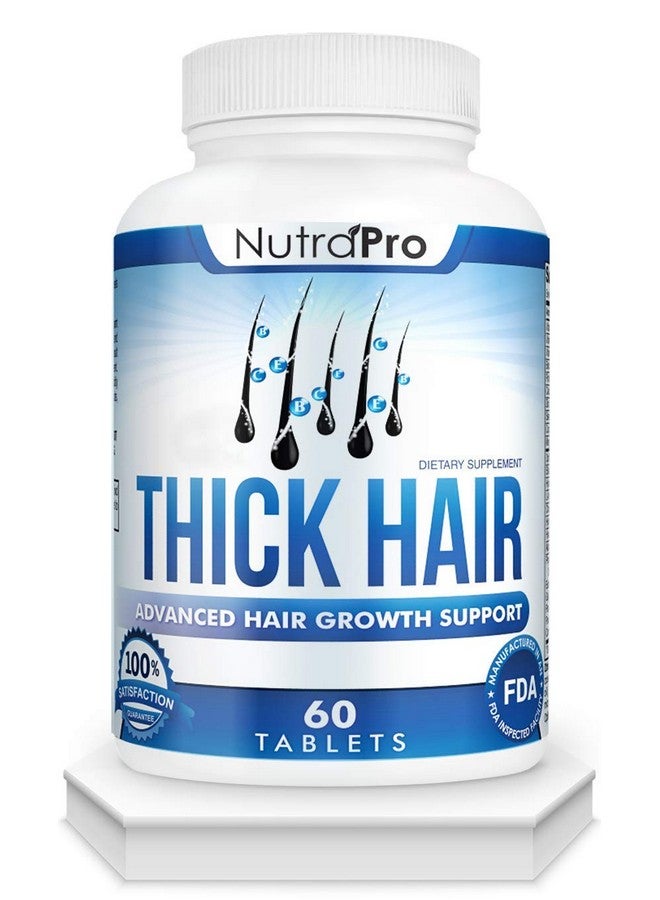 NutraPro Thick Hair Growth Vitamins- Hair Growth Pills With DHT Blocker Stimulates Faster Hair Growth for Weak, Thinning Hair-Biotin Hair Supplements with Keratin & Collagen Helps Men&Women Grow Perfect Hair. - Image 1