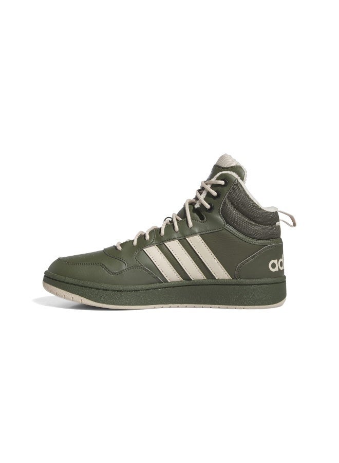 adidas Originals adidas HOOPS 3.0 MID WTR Green Originals Unisex Shoes  - Image 2