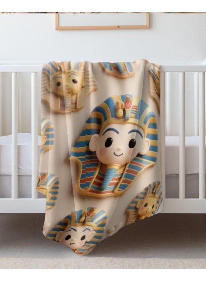 general Baby and children's cartoon flannel thin blanket (warm and comfortable, suitable for sleep, game use) 70cm*100cm - Image 3