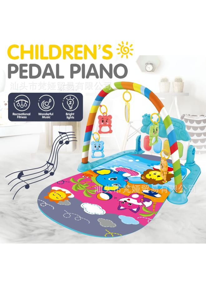 Baby Fitness Frame Music Pedal Toy Baby Piano Game Mat 0-36 Months Educational Toys