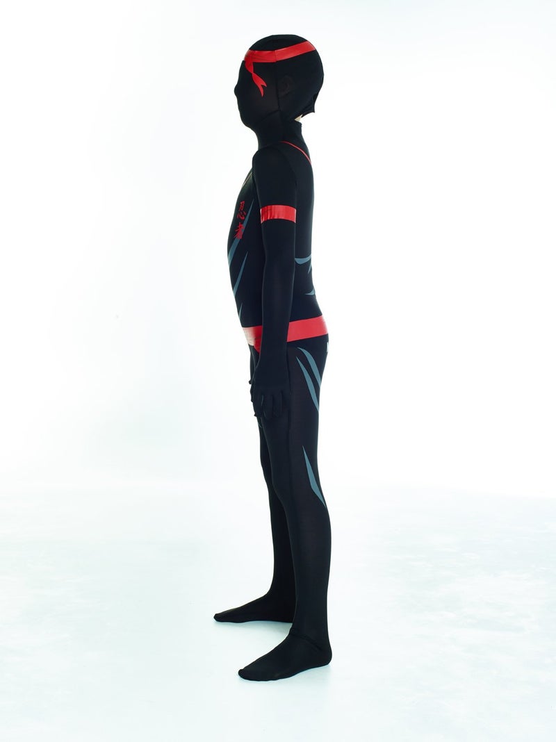 Morphsuits Ninja Kids Fancy Dress Costume - size Small 3’-3’5” (91cm - 104cm) - Image 2