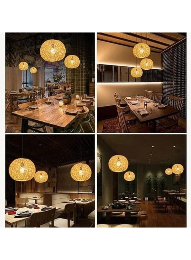 HIGH STAR Modern Bamboo Hanging Chandelier in Antique Chinese Style - Image 4