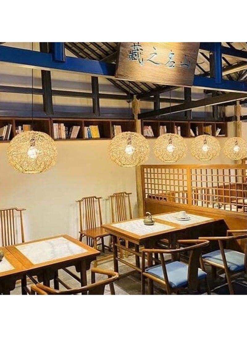 HIGH STAR Modern Bamboo Hanging Chandelier in Antique Chinese Style - Image 3