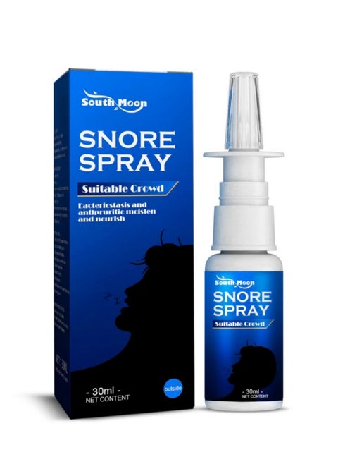 All-Natural Preservative-Free Sterile Snore Spray - Fast-Relief Solution for Snoring (30ml)