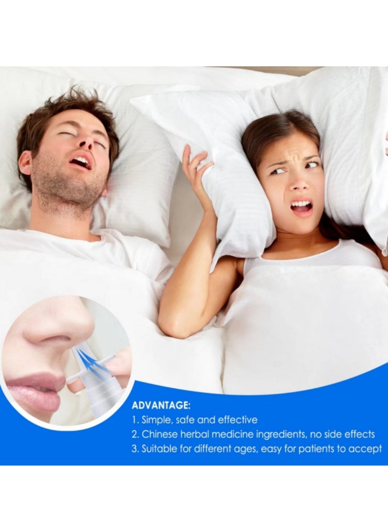 All-Natural Preservative-Free Sterile Snore Spray - Fast-Relief Solution for Snoring (30ml)