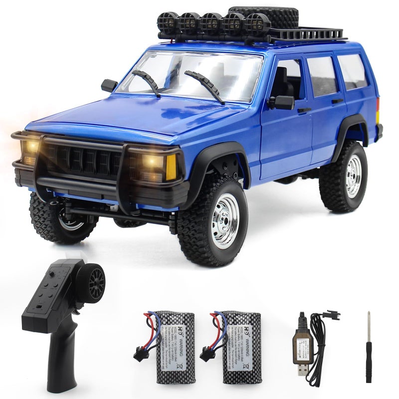 Fistone 1:12 Scale Remote Control Car, RC Rock Crawler, 2.4Ghz 4WD Off-Road Remote Control Truck with LED Light, All Terrains Climbing Vehicle, Waterproof Outdoor RC Car Kids Age 8-12 Adults Gifts - Image 1