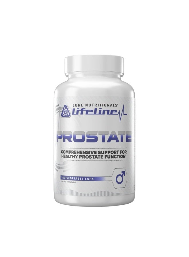 Lifeline Prostate with Saw Palmetto Extract Supports Prostate Health and Function - 150 veg Capsules