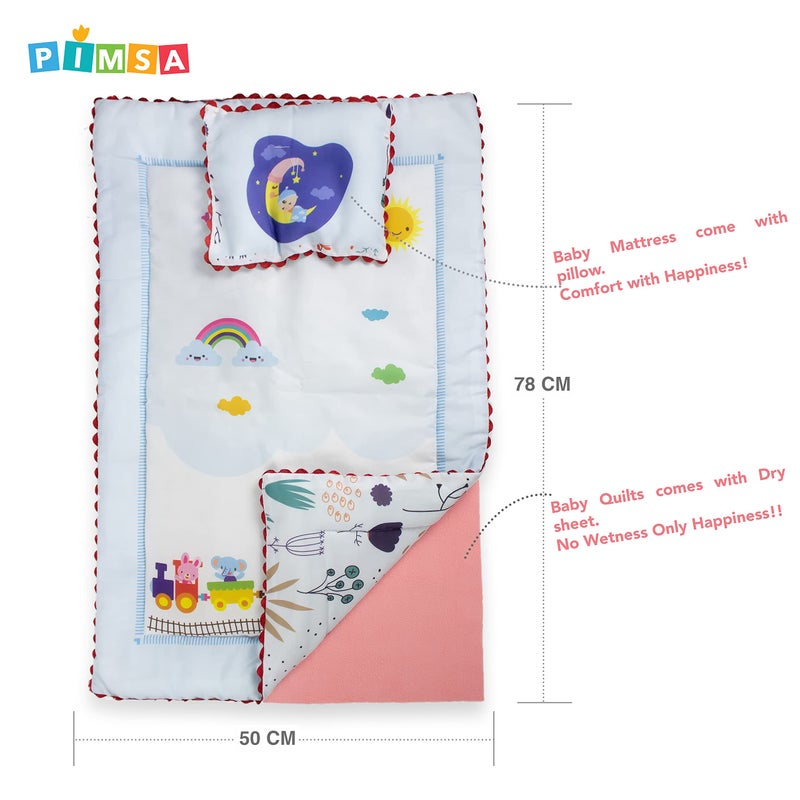 PIMSA Baby Quilt Godadi for Toddlers with Dry-Sheet Animal Print - Image 3