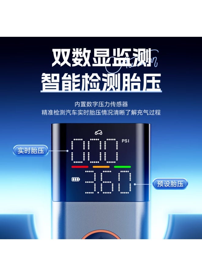 Witgoer Wireless High-pressure Car Tire Inflator Electric Portable Air Pump For Vehicle, Bicycle, Ball, And Home Use