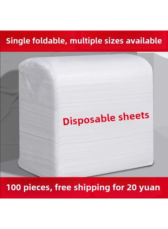 Loquat Y * J100 Disposable Sheets Beauty Salon Thickened Waterproof And Oil-proof Non-woven Breathable Massage Bed With Holes-Color:Standard - Breathable (blue) 100 Sheets-Specifications:70*170cm - Image 2