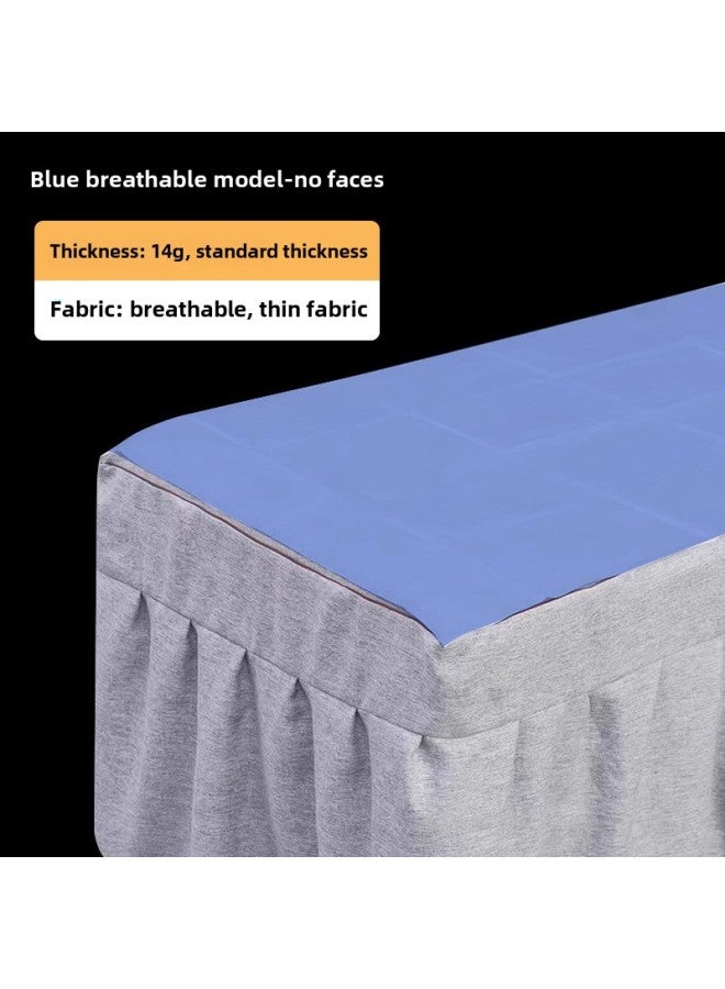 Loquat Y * J100 Disposable Sheets Beauty Salon Thickened Waterproof And Oil-proof Non-woven Breathable Massage Bed With Holes-Color:Standard - Breathable (blue) 100 Sheets-Specifications:70*170cm - Image 1