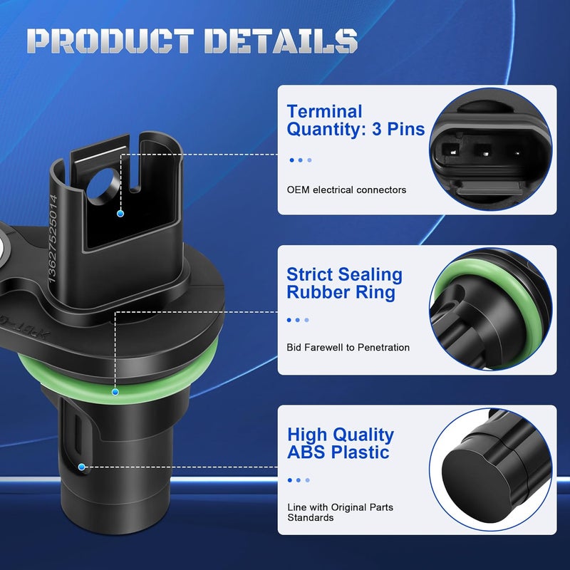A-NAFTULY Set of 2 Camshaft Position Sensors for BMW - Image 2