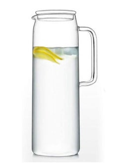 1Chase Borosilicate Water Jug With Glass Lid 1500 ML and 2 Pcs Good Morning Printed Glass  Set  - Image 2