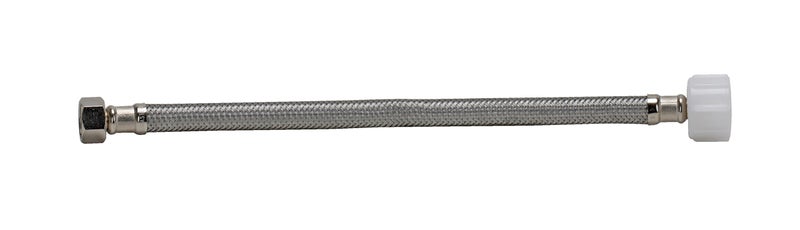 Fluidmaster B3T12 Toilet Connector, Braided Stainless Steel - 1/2 Female Compression Thread x 7/8 Ballcock Thread, 12-Inch Length - Image 2