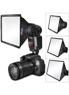 (3 Pack) Flash Diffuser Light Softbox by Altura Photo (Universal, Collapsible with Storage Pouch) for Canon, Yongnuo and Nikon Speedlight