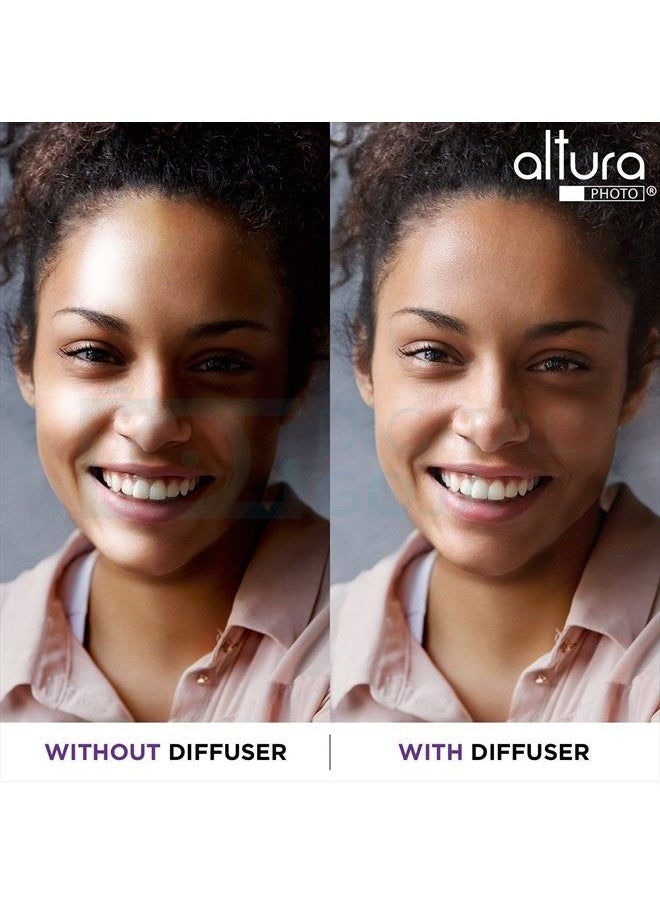 Altura Photo - (3 Pack) Flash Diffuser Light Softbox by Altura Photo (Universal, Collapsible with Storage Pouch) for Canon, Yongnuo and Nikon Speedlight - Image 1