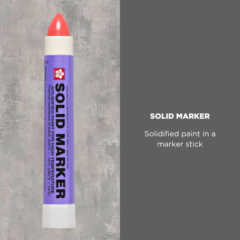 SAKURA SOLID MARKER Sakura Solid Paint Markers - Permanent Marker Pens - Window, Wood & Glass Marker - Red Paint - 1 Pack - Image 2
