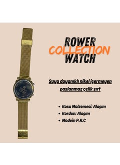 ROWER Digital LED Display Unisex Mesh Band Watch Waterproof  - Image 3
