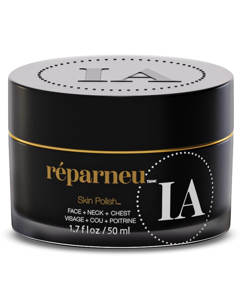 InfiniteAloe rparneu Skin Polish Face Neck and Chest Microdermabrasion Polish for Rejuvenated Facial Skin  17oz