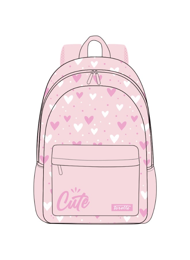 Toretto 4 PCS Backpack Set with 17 " School Backpack , Lunch Bag, Water Bottle & Pencil case, Gift for girls - Image 2