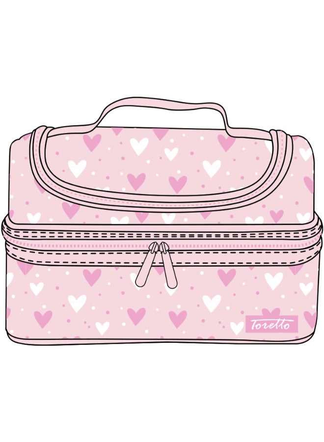 Toretto 4 PCS Backpack Set with 17 " School Backpack , Lunch Bag, Water Bottle & Pencil case, Gift for girls - Image 3