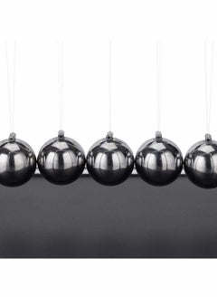 Y&D Classic Newton Cradle Balance Balls Wooden Base Newton's Adults Physics Science Steel Pendulum Ornaments Educational Toy Gift for Home Office Desk  - Image 3