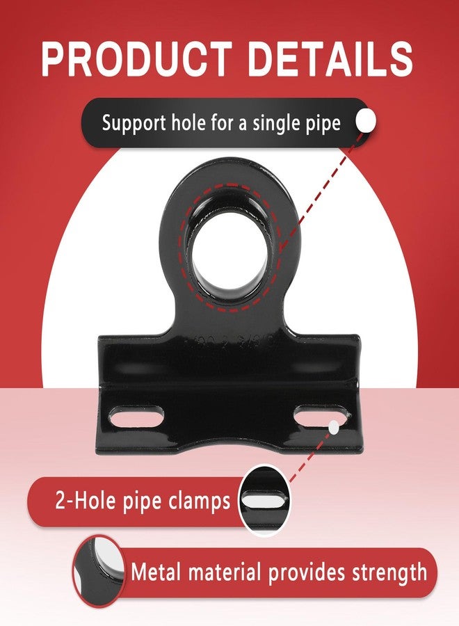 EFIELD (Pack of 10) EFIELD Metal Made Pipe Stay Hanger for 3/8 Inch IP Standard Pipe or 1/2 Inch Copper, CPVC & PEX Pipes - Universal Pipe Support Bracket,(ACC011) - Image 4