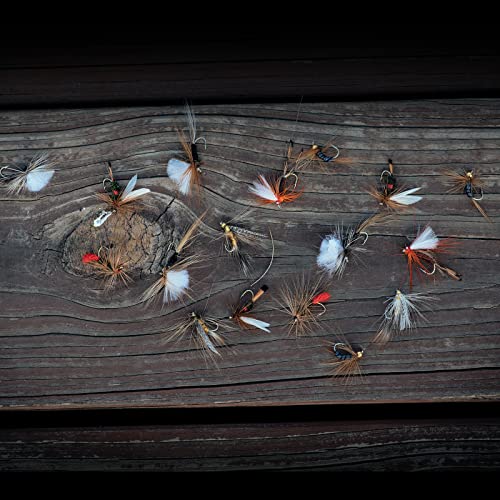 Goture 30pcs Lures Fly Fishing Flies Kit - Trout Bass Salmon Fishing Assortment - Dry Wet Streamers Nymphs - Image 5