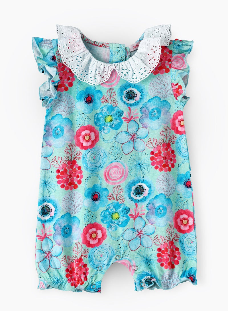 Jelliene Aop knit playsuit - Image 1