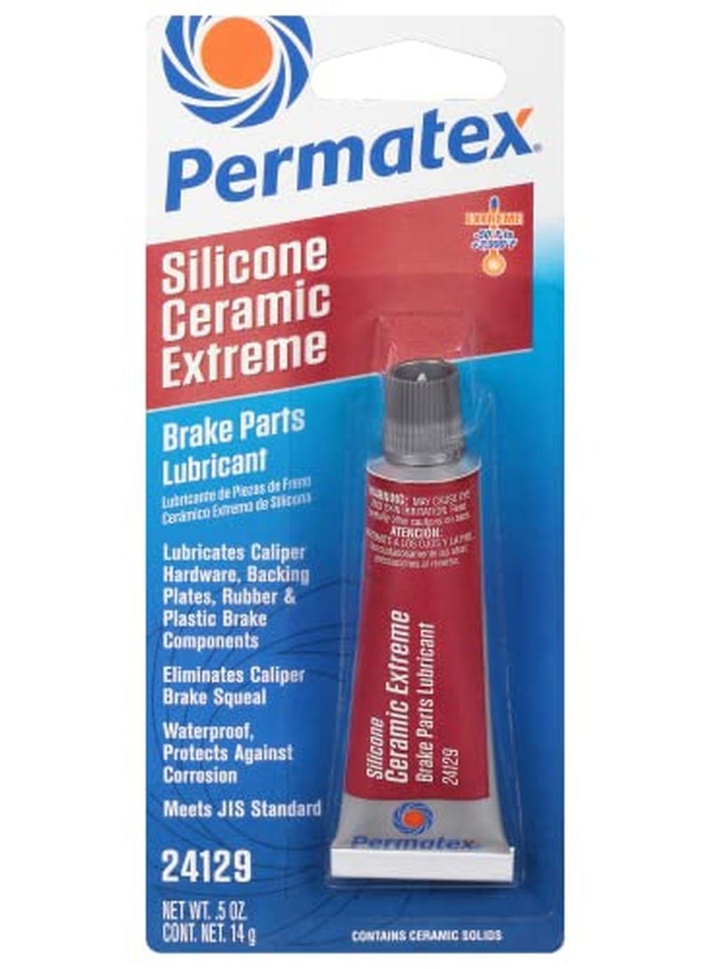 Permatex زيت تشحيم أجزاء المكابح السيليكوني الشديد من بيرماتكس 24129، 0.5 أونصة سائلة. - Image 1
